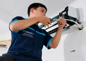 Jasa Ganti Kapasitor AC AC oleh teknisi teknisita.id Makassar – 0,5 – 1 PK